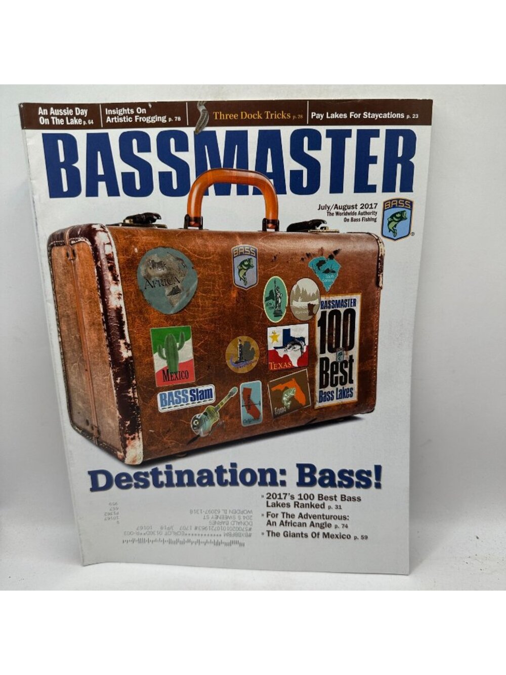 Bassmaster Magazine Jul Aug 2017 100 Best Bass Lakes Fishing Guide